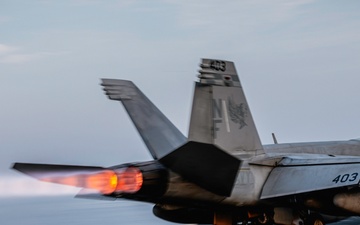 George Washington Conducts Flight Operations