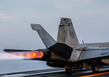 George Washington Conducts Flight Operations