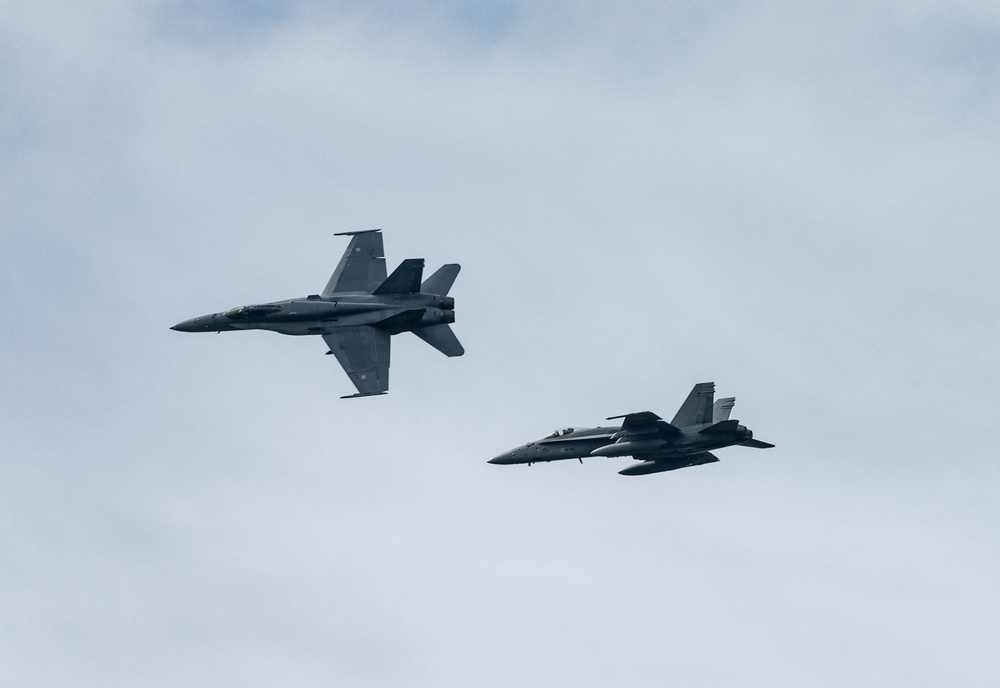 Sortie showdown: U.S., French and Finnish jets take the skies for Atlantic Trident 25