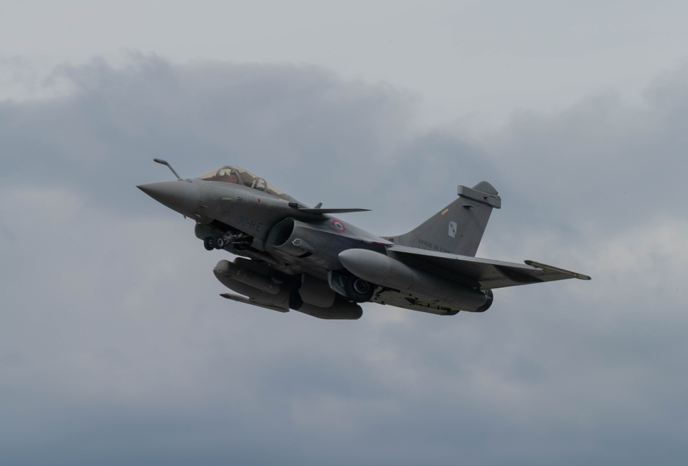 Sortie showdown: U.S., French and Finnish jets take the skies for Atlantic Trident 25