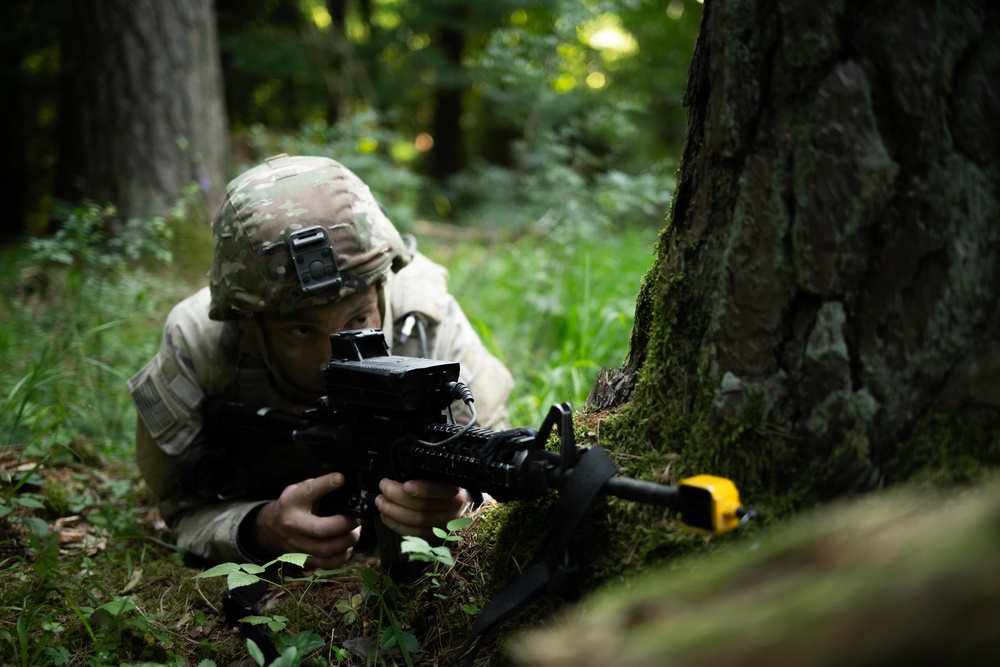 U.S. Soldiers test C-UAS integration for situational training exercises during Project Flytrap