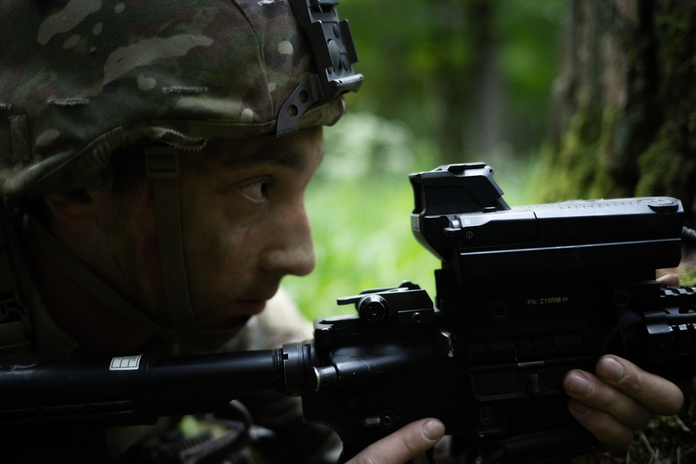 U.S. Soldiers test C-UAS integration for situational training exercises during Project Flytrap