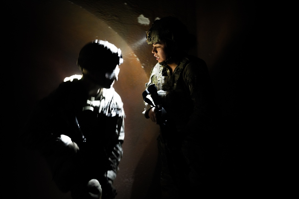 U.S. Soldiers test C-UAS integration for situational training exercises during Project Flytrap