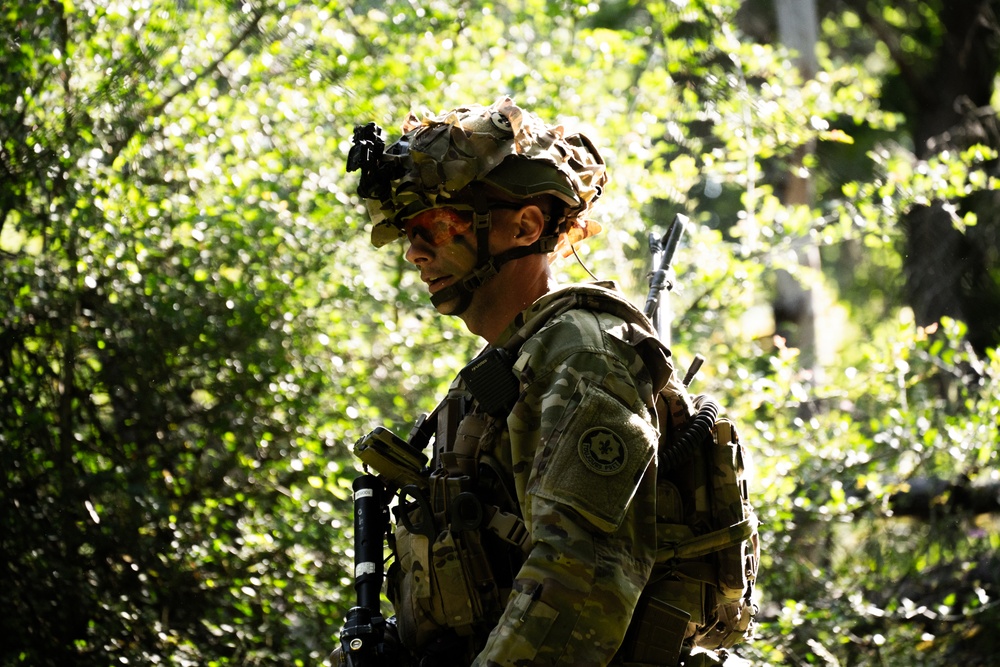 U.S. Soldiers test C-UAS integration for situational training exercises during Project Flytrap