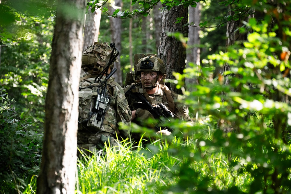 U.S. Soldiers test C-UAS integration for situational training exercises during Project Flytrap