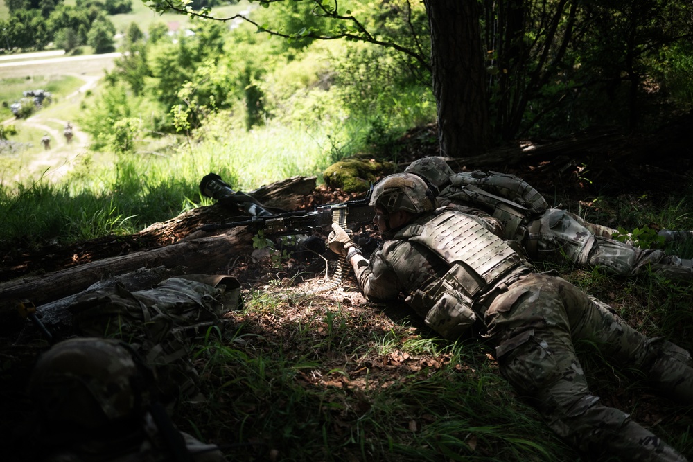 U.S. Soldiers test C-UAS integration for situational training exercises during Project Flytrap