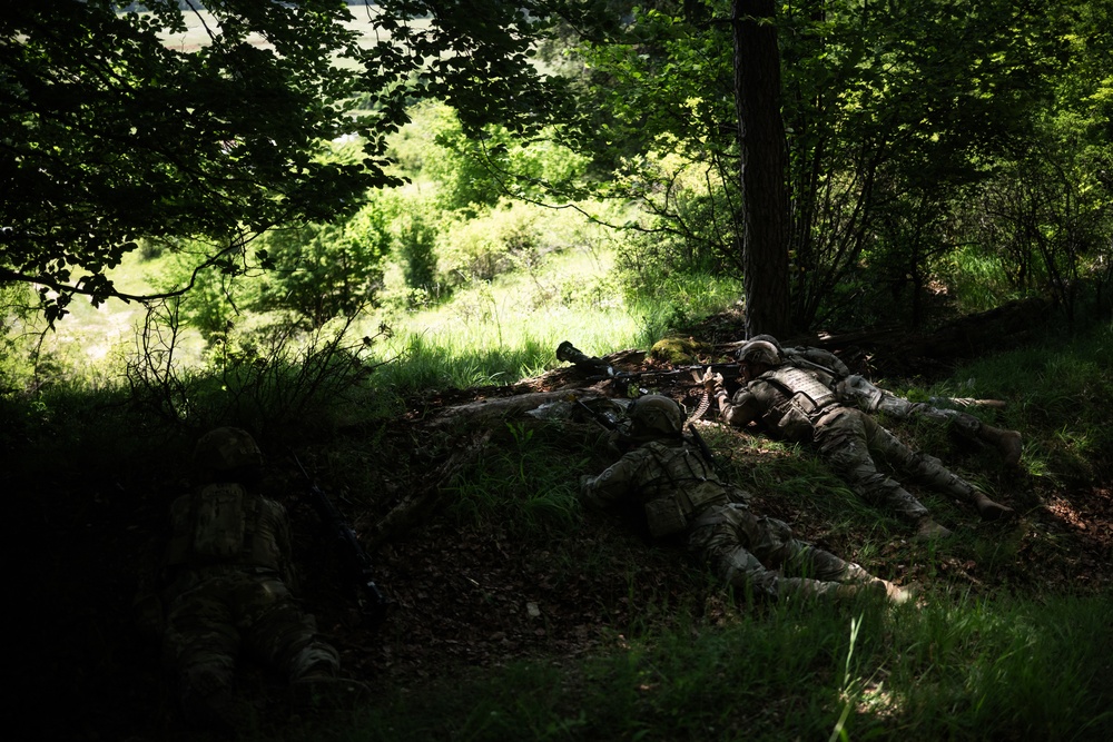 U.S. Soldiers test C-UAS integration for situational training exercises during Project Flytrap
