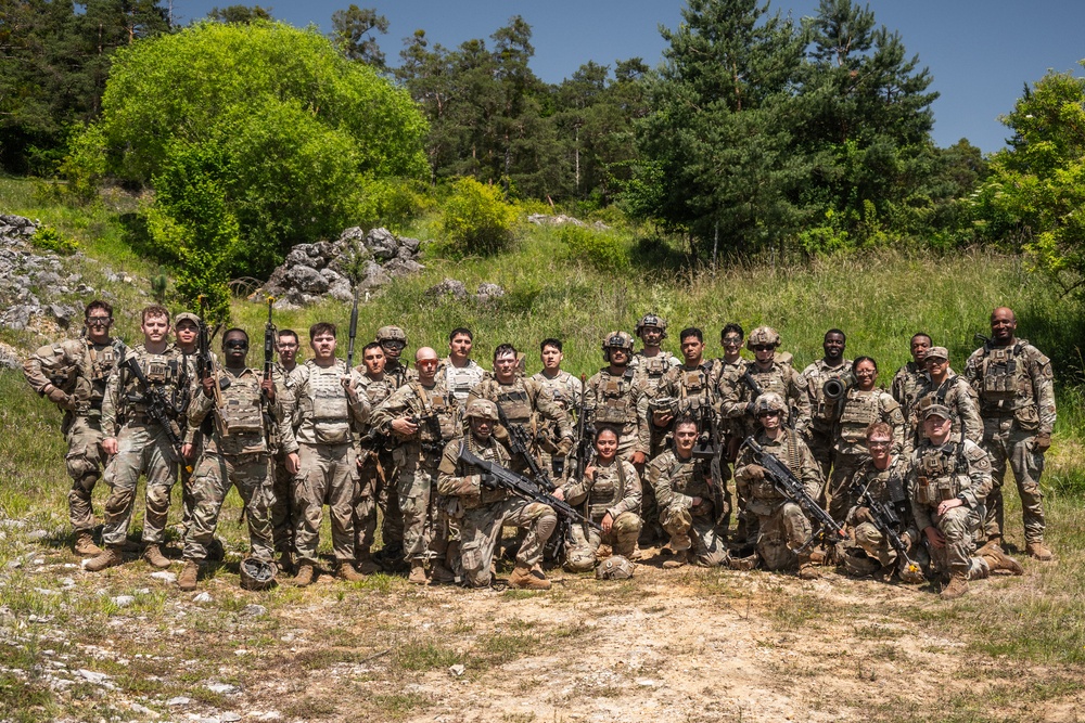 U.S. Soldiers test C-UAS integration for situational training exercises during Project Flytrap