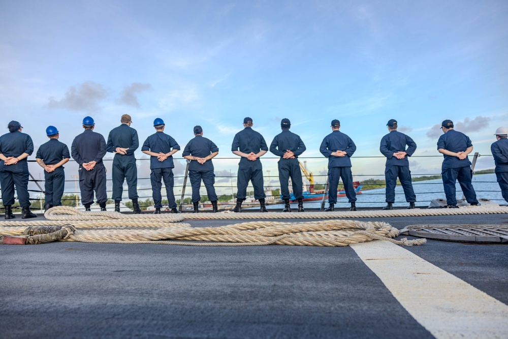 USS Ralph Johnson (DDG 114) Arrives in Diego Garcia