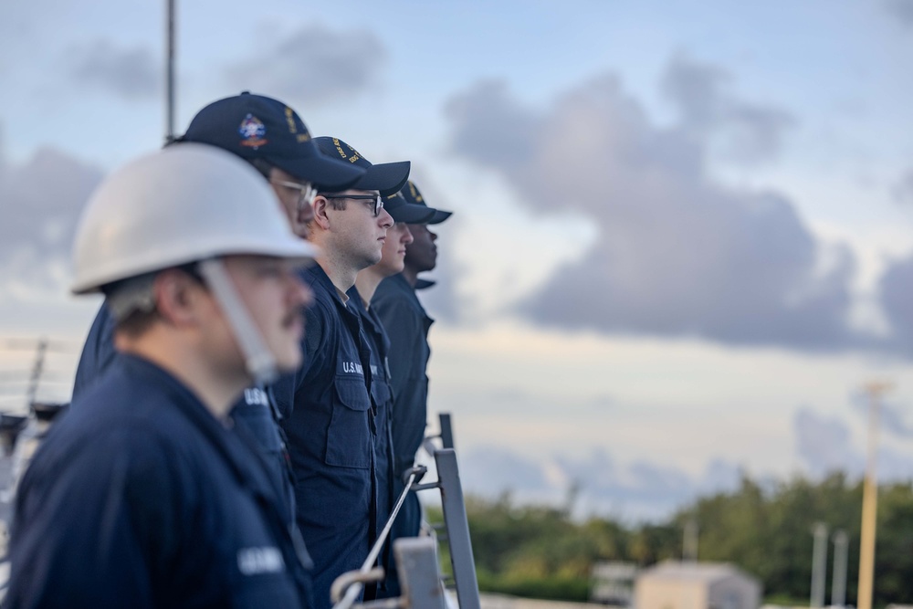 USS Ralph Johnson (DDG 114) Arrives in Diego Garcia