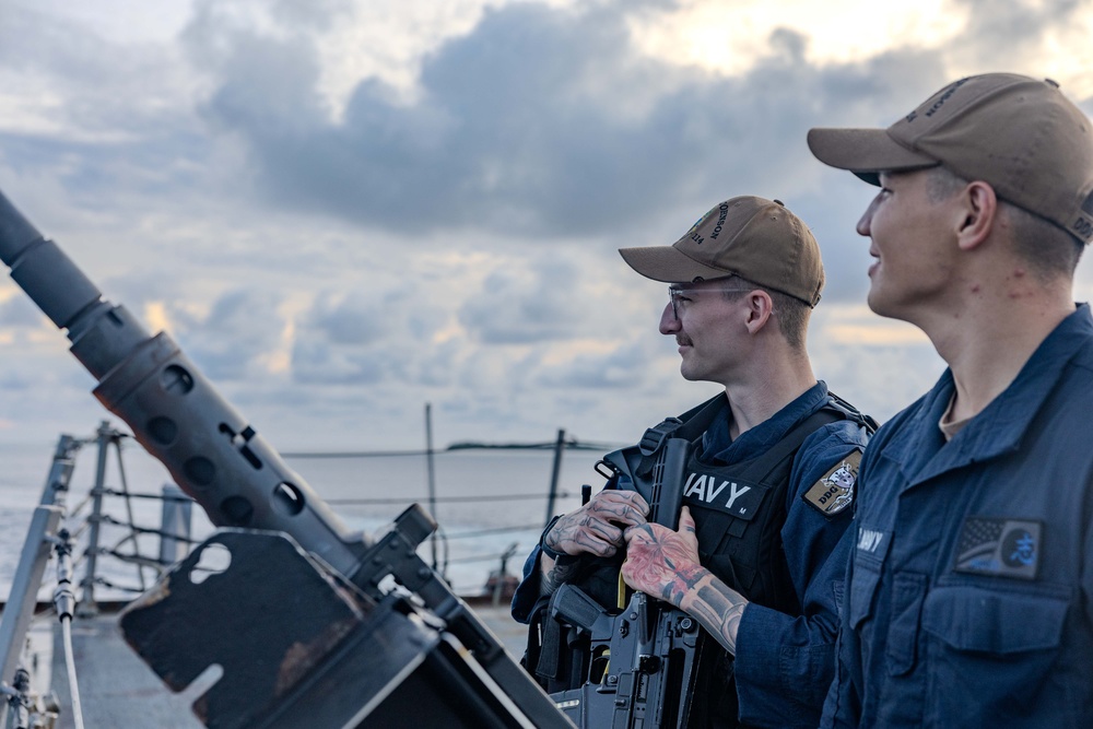 USS Ralph Johnson (DDG 114) Arrives in Diego Garcia