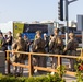 U.S. Marines, Department of Homeland Security police guard federal building