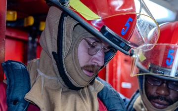 Sailors Conduct Damage Control Training aboard USS Ralph Johnson
