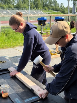 Seabees Help Build Beds and Deliver Dreams in Anchorage