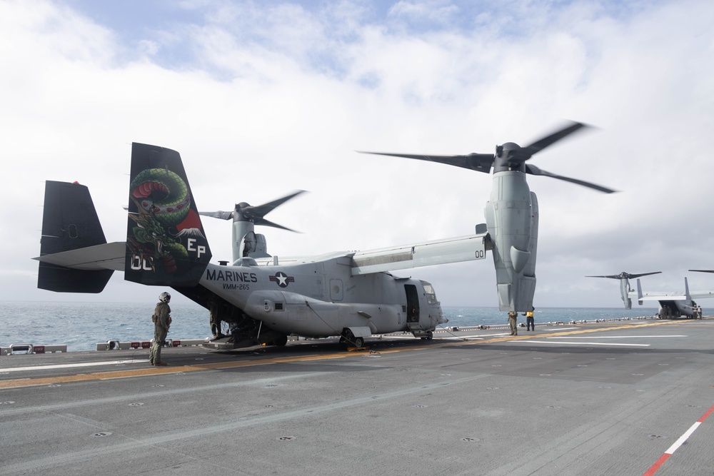 31st MEU | VMM 265 (Rein.) conducts flight operations