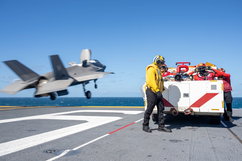 USS America (LHA 6) Conducts Flight Operations