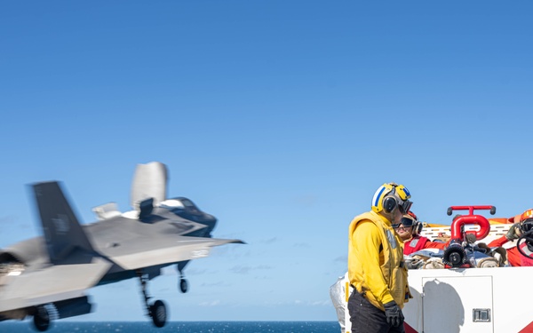 USS America (LHA 6) Conducts Flight Operations