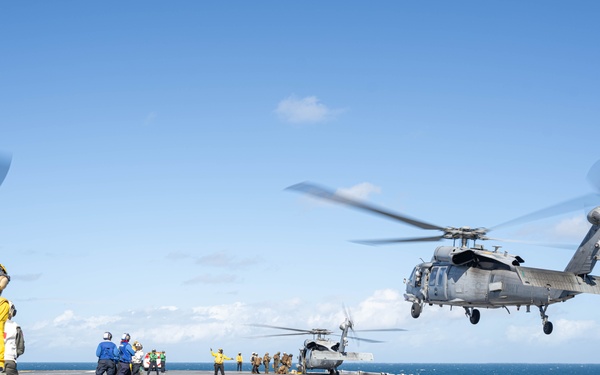 USS America (LHA 6) Conducts Flight Operations