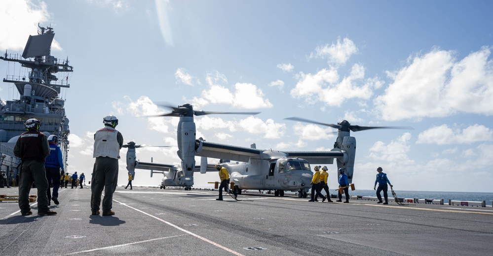 USS America (LHA 6) Conducts Flight Operations