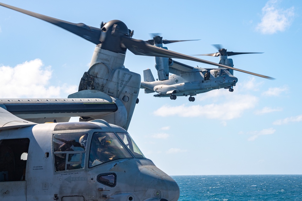 USS America (LHA 6) Conducts Flight Operations