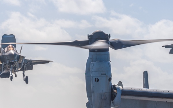 USS America (LHA 6) Conducts Flight Operations