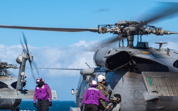 USS America (LHA 6) Conducts Flight Operations