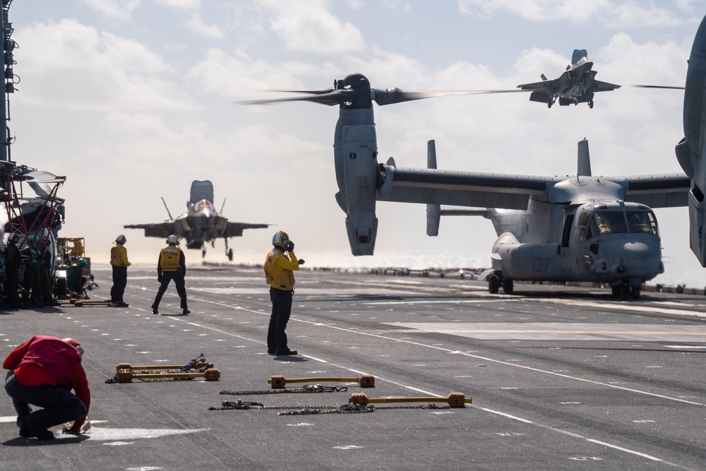 USS America (LHA 6) Conducts Flight Operations