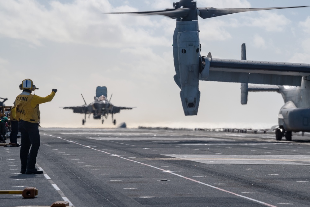 USS America (LHA 6) Conducts Flight Operations