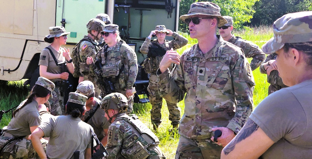 Medics with Wisconsin National Guard’s 2nd Battalion, 127th Infantry Regiment hold training at Fort McCoy; unit preps for deployment