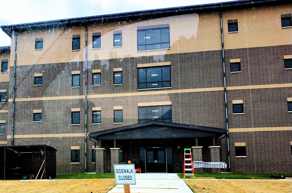 Fort McCoy’s South Barracks Project edges closer to completion; project now past 90 percent done