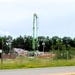 June 2025 construction operations at Collective Training Officers Quarters Project at Fort McCoy
