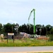 June 2025 construction operations at Collective Training Officers Quarters Project at Fort McCoy