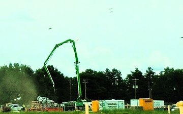 June 2025 construction operations at Collective Training Officers Quarters Project at Fort McCoy