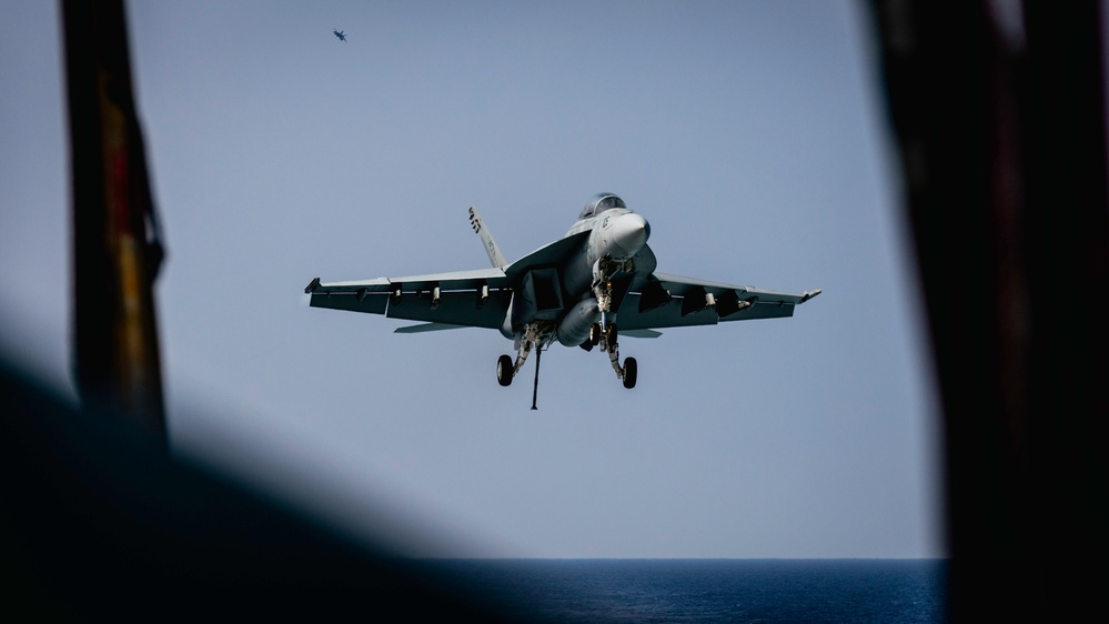 George Washington Conducts Flight Operations