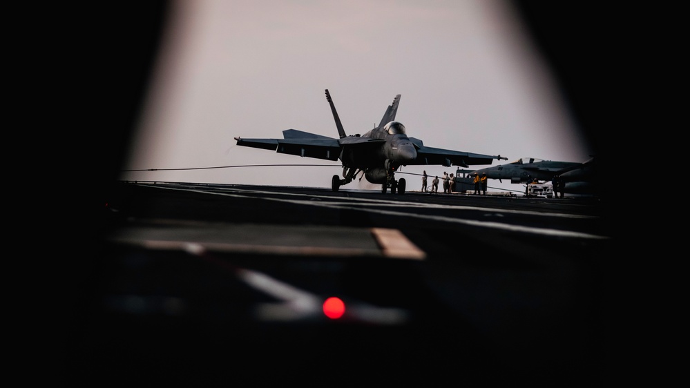 George Washington Conducts Flight Operations