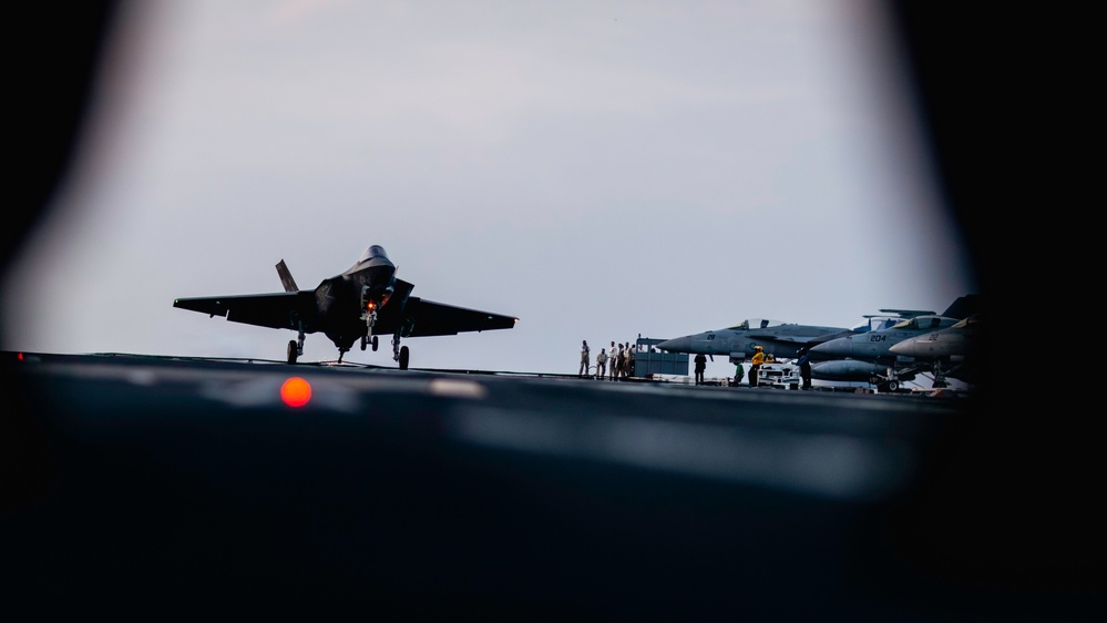 George Washington Conducts Flight Operations