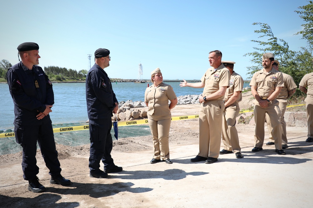 Latvian and U.S. Forces Celebrate Completion of Expeditionary Boat Ramp During BALTOPS 25