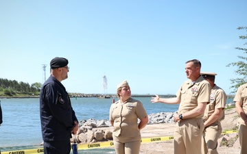 Latvian and U.S. Forces Celebrate Completion of Expeditionary Boat Ramp During BALTOPS 25