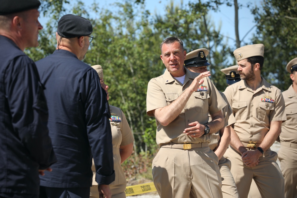 Latvian and U.S. Forces Celebrate Completion of Expeditionary Boat Ramp During BALTOPS 25