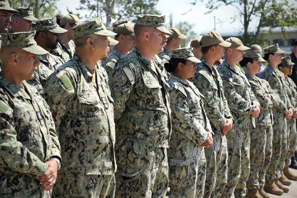 Latvian and U.S. Forces Celebrate Completion of Expeditionary Boat Ramp During BALTOPS 25