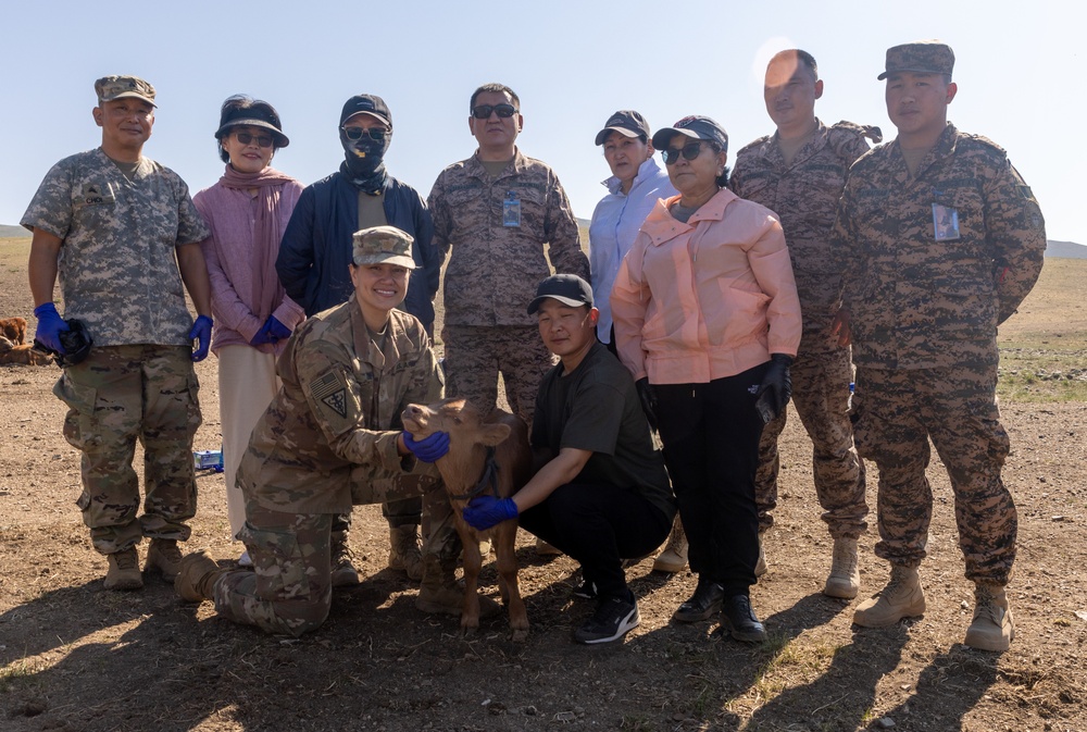 [Kaahn Quest 2025] U.S. Army Veterinarians Train with MAF Veterinarians at Local Farm