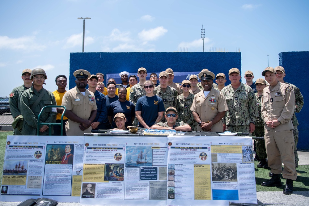 Boxer celebrates 127 years of the U.S. Navy Hospital Corps