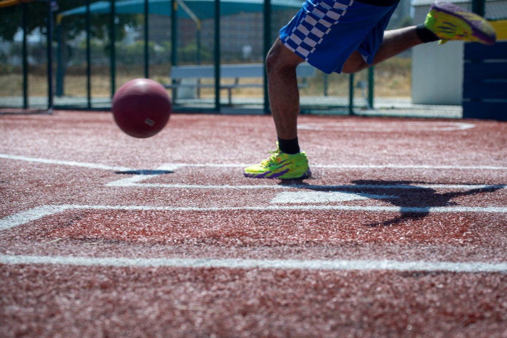 Boxer Sailor 360 Team Holds Kickball Game