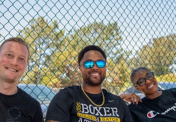 Headline&amp;#xD;&amp;#xA;Boxer Sailor 360 Team Holds Kickball Game