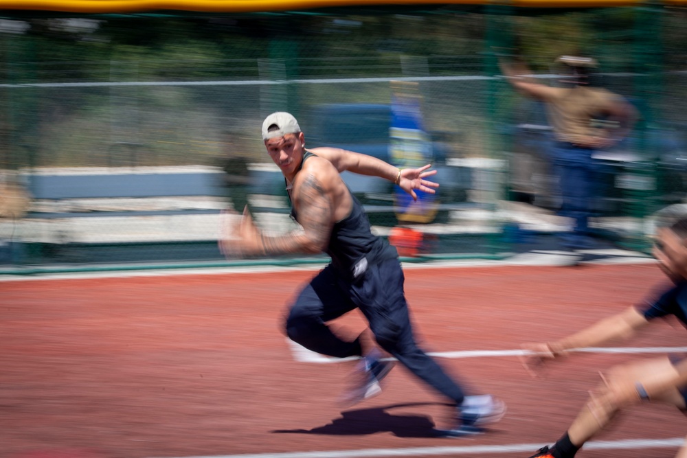 Boxer Sailor 360 Team Holds Kickball Game