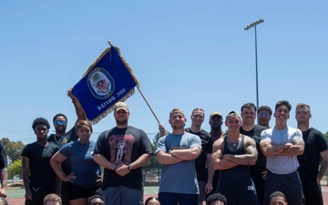 Boxer Sailor 360 Team Holds Kickball Game