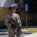 U.S. Marines guard federal building