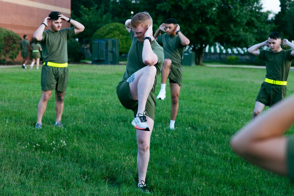 H&amp;S Battalion, Henderson Hall, Hosts Moto Run to Honor Outgoing Battalion Commander