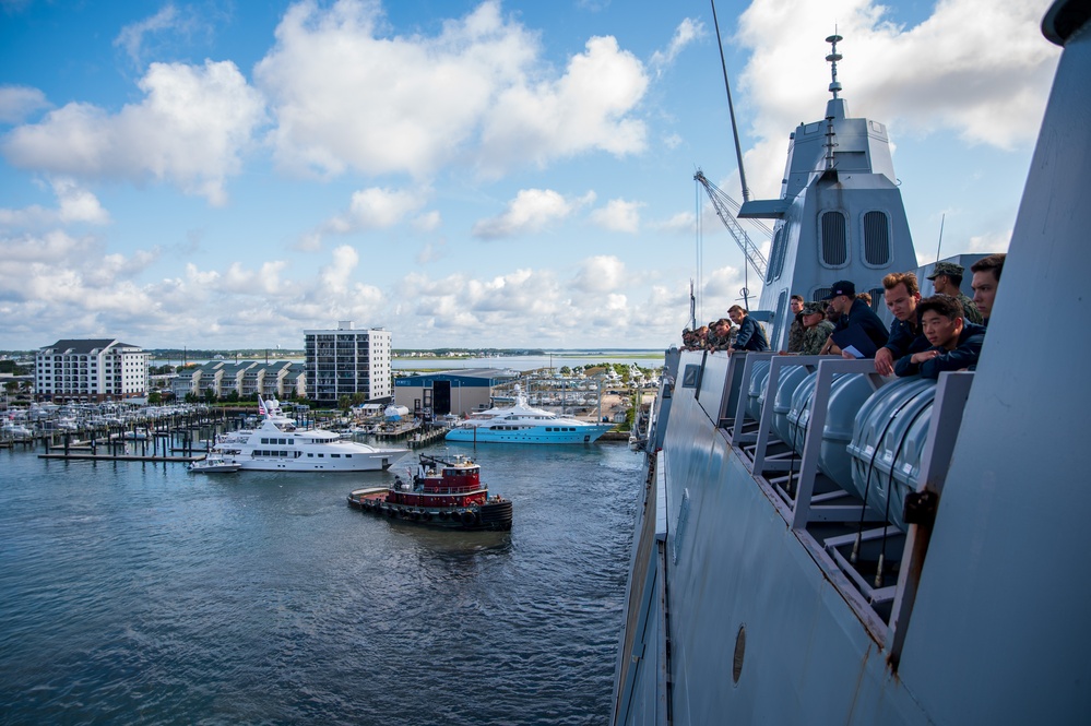 USS New York Departs For Atlantic Alliance 2025