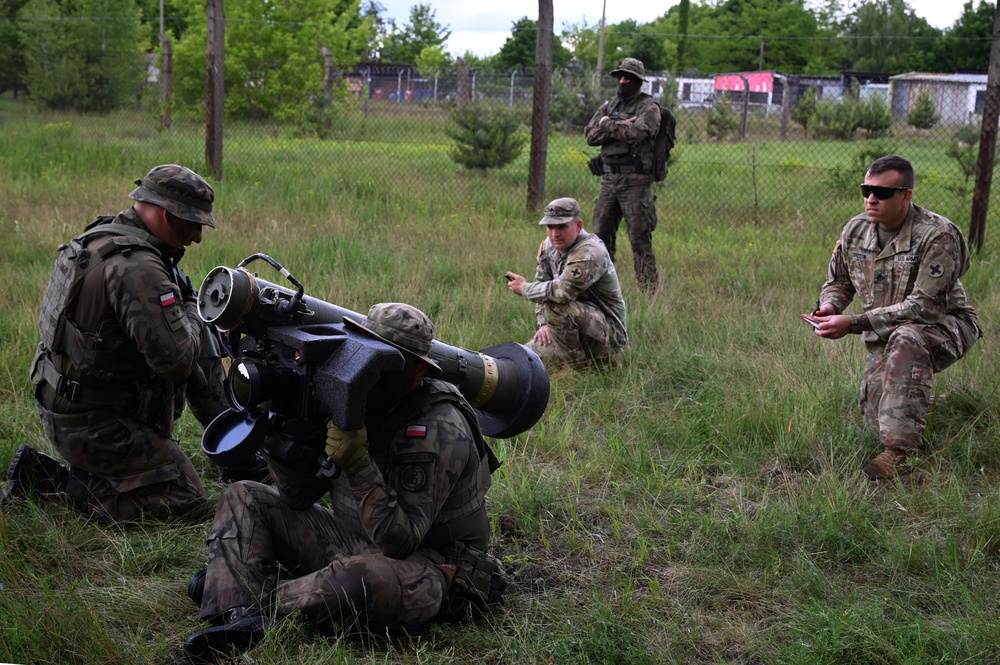 Illinois Army National Guard trains with Polish Territorial Defence Force